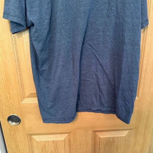 Helix Y2k Grunge Vintage Affliction Blue Skull Men's T-Shirt Size XL - Picture 7 of 8